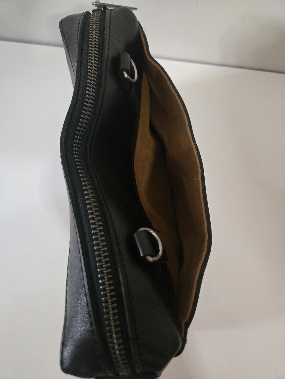 Patricia Nash Leather Joliet Pouch Crossbody Black - Picture 7 of 11
